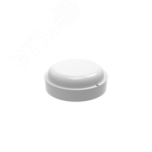 Светильник светодиодный ДБП 12 Вт 980 лм 6500К AC 220В Белый IP65 круг D140х48мм Пластик ЖКХ с оптико-микроволновым датчиком движения Elementary - фото 1