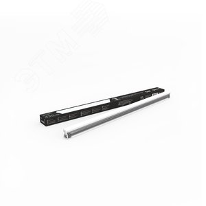 Светильник линейный светодиодный ДБО 5 Вт 420 лм 4000К AC 220В IP20 312х22х30мм крепления провода и коннекторы входят в комплект TL Black - фото 2