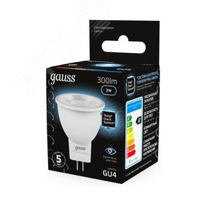 Лампа светодиодная LED 3 Вт 300 лм 4100К софит MR11 нейтральный GU4 AC 220В Black - фото 13