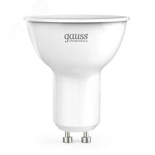Изображение товара Лампа светодиодная LED 7 Вт 550 лм 4100К софит MR16 нейтральный GU10 AC 220В Elementary (шт)
