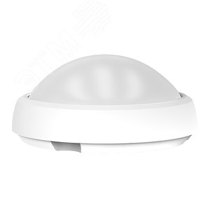 Светильник светодиодный ДБП 12 Вт 1000 лм 6500К AC 220В Белый IP65 круг D175х76мм Пластик ЖКХ Qplus - фото 2