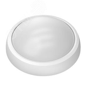 Светильник светодиодный ДБП 15 Вт 1250 лм 6500К AC 220В Белый IP65 круг D175х76мм Пластик ЖКХ Qplus - фото 3