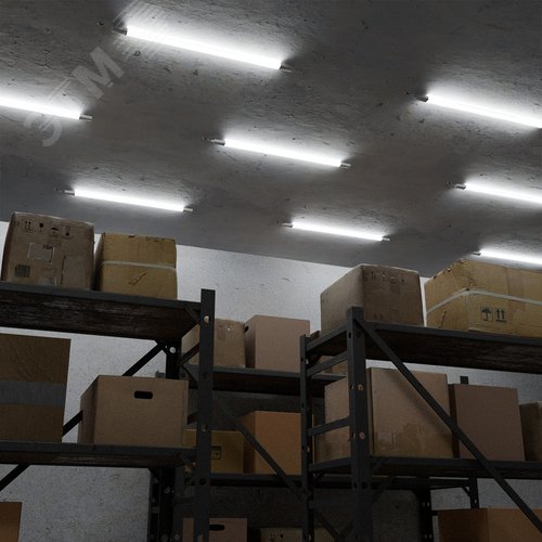 Светильник промышленный линейный ДСП 18 Вт 1800 лм 4000К AC 220В IP65 1035х32х39мм матовый с БАП 1,5ч ULTRACOMPACT - фото 6