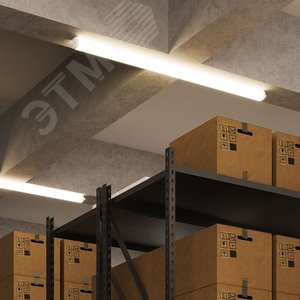 Светильник промышленный линейный ДСП 36 Вт 3600 лм 4000К AC 220В IP65 1190х40х30мм матовый ULTRACOMPACT - фото 5