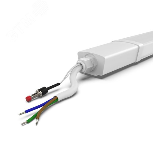 Светильник промышленный линейный ДСП 36 Вт 3600 лм 6500К AC 220В IP65 1635х32х39мм матовый с БАП 1,5ч ULTRACOMPACT - фото 2