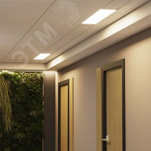 Светильник светодиодный ДПО 40 Вт 3600 лм 4000К AC 220В IP20 1192х75х25мм матовый опал WLF-1 - фото 5