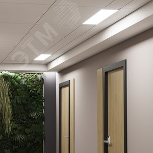 Светильник светодиодный ДПО 40 Вт 3630 лм 6500К AC 220В IP20 1192х75х25мм матовый опал WLF-1 - фото 4