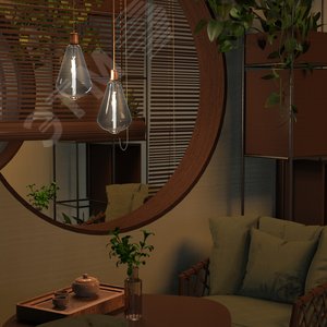 Лампа светодиодная филаментная LED 6 Вт 330 лм 4000К ST164 нейтральный E27 AC 220В серая колба Black Filament - фото 5