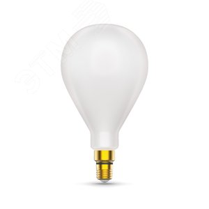 Лампа светодиодная филаментная LED 10 Вт 890 лм 4100К груша А160 нейтральный E27 AC 220В матовая колба диммируемая Black Filament - фото 1