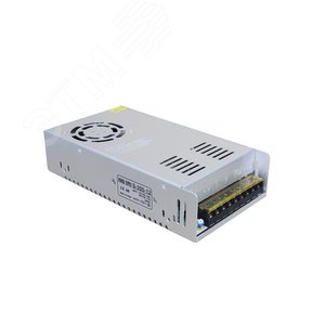 Блок питания для светодиодной ленты 360 Вт AC 100-264В Uвых 24В IP20 214х114х50мм Black - фото 1