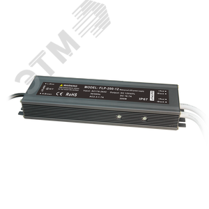 Блок питания (драйвер) для светодиодной ленты 200 Вт 24 В герметичный IP66 Black Gauss