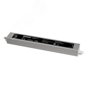 Блок питания (драйвер) для светодиодной ленты 30 Вт 12 В герметичный IP67 Black