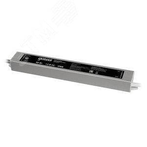 Блок питания (драйвер) для светодиодной ленты 40 Вт 12 В герметичный IP67 Black