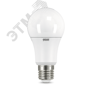 Лампа светодиодная LED 11 Вт 800х80-240В E27 А60 (груша) теплая (промоупаковка 2 лампы) Elementary