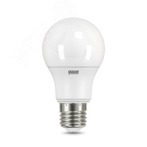 Лампа светодиодная LED 7 Вт 520 лм 3000К AC180-240В E27 А60 (груша) теплая Elementary 23217A GAUSS - 4