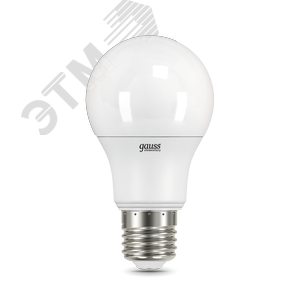 Лампа светодиодная LED 7 Вт 520 Лм 3000К теплая E27 A60 Elementary Gauss (23217A)