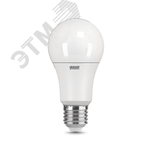 Лампа светодиодная LED 11 Вт 840 лм 4100К AC180-240В E27 А60 (груша) нейтральный (промоупаковка 2 лампы) Elementary Gauss
