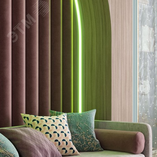 Лента светодиодная 12 Вт/м DC 24В RGB IP68 NEON термостойкая для бань и саун Gauss - фото 7