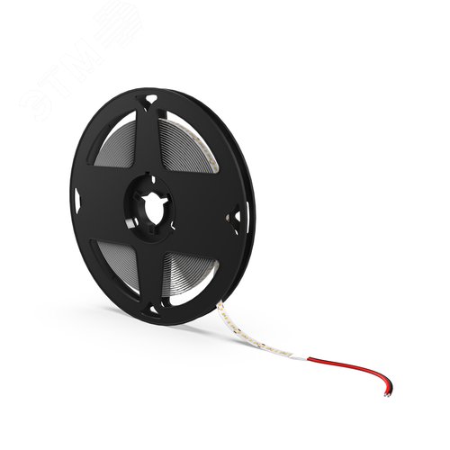 Лента светодиодная 12 Вт/м DC 24В 3000К IP20 120LED SMD2835 1400 лм/м Black Gauss - фото 1