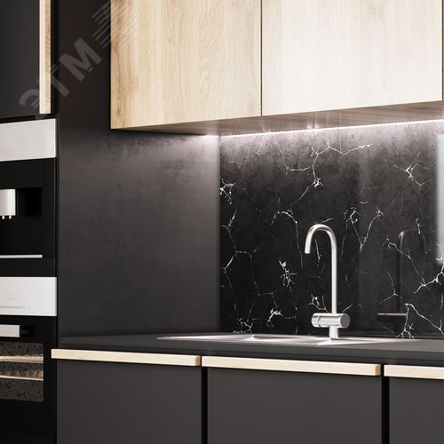 Лента светодиодная 16 Вт/м DC 24В 4000К IP20 1800 лм/м Black Gauss - фото 6