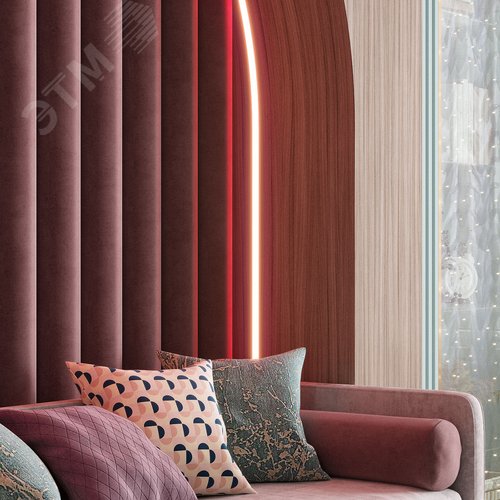 Лента светодиодная 14 Вт/м DC 24В RGB IP65 60LED SMD5050 Black Gauss - фото 6