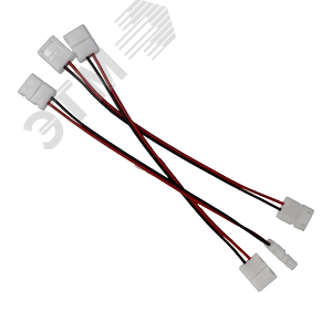 Набор коннекторов для светодиодной ленты 8 мм 2835 с возможностью изгиба 3 шт. в упак. Gauss