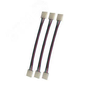 Набор коннекторов для светодиодной RGB ленты 5050 10мм с возможностью изгиба Упак 3 шт Аксессуары - фото 1