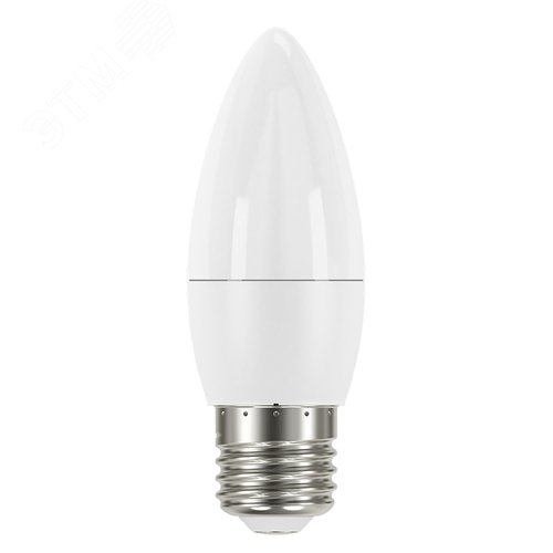 Лампа светодиодная LED 10 Вт 750 лм 3000К свеча теплый E27 AC 220В Elementary - фото 1