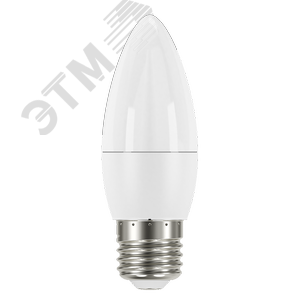 Лампа светодиодная LED 10 Вт 750 лм 3000К AC180-240В E27 свеча теплая  Elementary Gauss