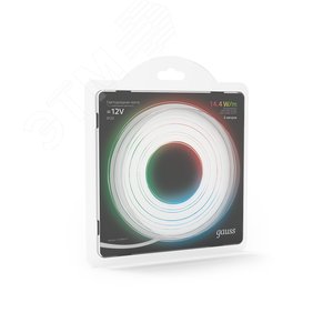 Лента светодиодная 14.4 Вт/м DC 12В RGB IP20 60LED SMD5050 660 лм/м Black - фото 6