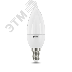 Лампа светодиодная LED 12 Вт 880 лм 3000К AC180-240В E14 свеча теплая  Elementary Gauss
