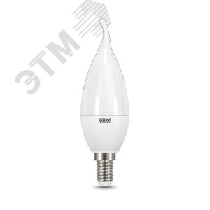 Лампа светодиодная LED 8 Вт 520 Лм 3000К E14 свеча теплая Elementary Gauss