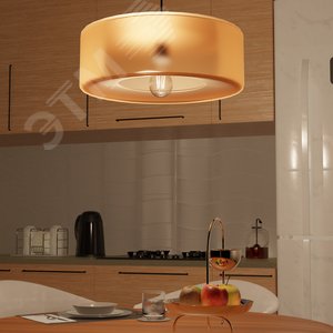 Лампа светодиодная филаментная LED 21 Вт 1900 лм 2700К А70 груша теплый E27 AC 220В прозрачная колба Basic - фото 6