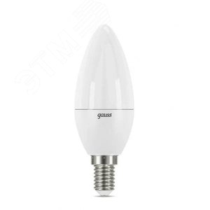 Лампа светодиодная LED 6.5 Вт 550 лм 6500К свеча холодный E14 AC 220В Black - фото 1