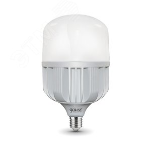 Лампа светодиодная LED 95 Вт 8800х80-240В E40 цилиндр Т160 холодная PROMO Elementary 60430 GAUSS - 4