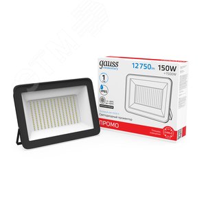 Прожектор светодиодный ДО 150 Вт 12750 Лм 6500К AC 220В IP65 252х300х34мм Elementary PROMO G2 - фото 2