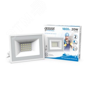 Прожектор светодиодный ДО 20 Вт 1800 Лм 6500К AC 220В IP65 105х118х105мм Elementary G2 - фото 2