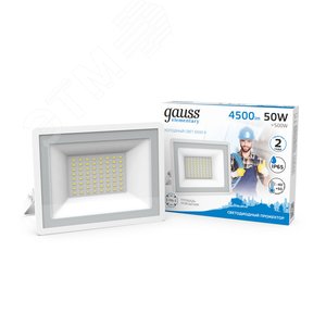 Прожектор светодиодный ДО 50 Вт 4500 Лм 6500К AC 220В IP65 162х174х161 мм Elementary G2 - фото 2