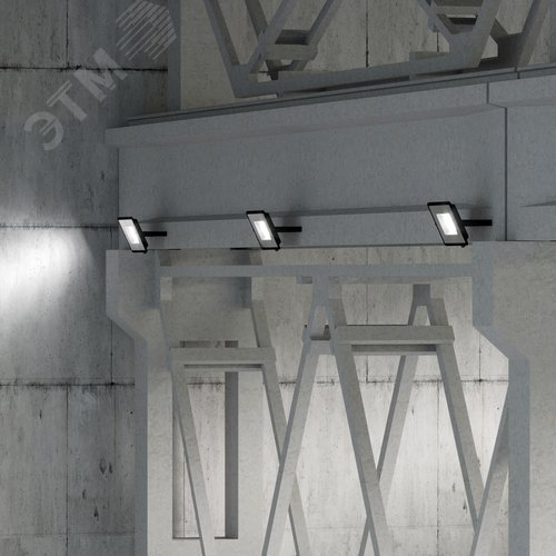 Прожектор светодиодный ДО 100 Вт 12000 Лм 6500К AC 220В IP65 210х32х283 мм матированное закаленное стекло Qplus - фото 15