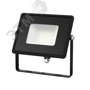 Прожектор светодиодный ДО-20 Вт 2000 Лм 6500К 200-240 В IP65 черный LED Qplus Gauss (613511320)
