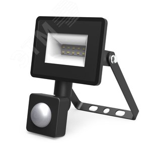 Изображение товара Прожектор светодиодный ДО 10 Вт 950 Лм 6500К AC 220В IP65 135х93х40 мм с датчиком движения Elementary-S (шт)