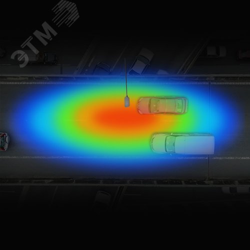 Светильник уличный консольный ДКУ 100 Вт 10000 лм 6500К AC 220В IP65 380х146х70мм широкая КСС Ш Avenue - фото 6