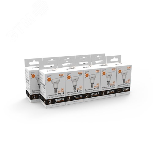 Лампа светодиодная LED 6 Вт 450 лм 3000К грибок R50 теплый E14 AC 220В Elementary - фото 9