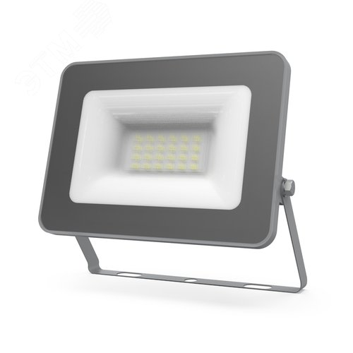 Изображение товара Прожектор светодиодный ДО 20 Вт 2100 Лм 6500К AC 220В IP65 102х28х125мм матированное закаленное стекло Qplus (шт)