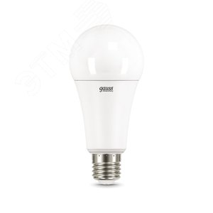 Лампа светодиодная LED 35 Вт 2670 лм 3000К AC180-240В E27 А67 (груша) теплая Elementary 70215 GAUSS - 4