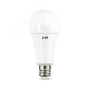 Лампа светодиодная LED 35 Вт 2740 лм 4100К AC180-240В E27 А67 (груша) нейтральный Elementary 70225 GAUSS - 4