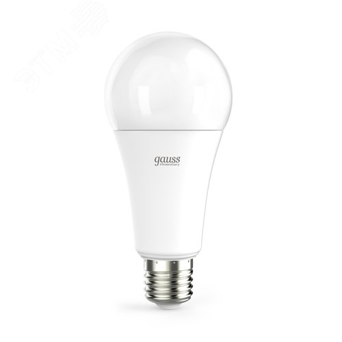 Лампа светодиодная LED 25 Вт 2000 лм 3000К А70 груша теплый E27 AC 220В Elementary - фото 1