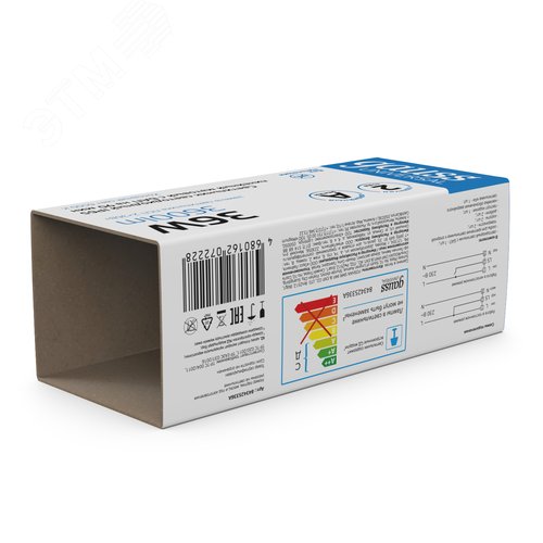 Светильник промышленный линейный ДСП 36 Вт 3600 лм 6500К AC 220В IP65 1205х56х60мм матовый с БАП 1,5ч UNIVERSAL - фото 5