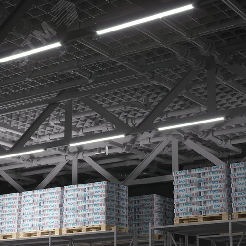 Светильник светодиодный ДПО 36 Вт 3260 лм 6500К AC 220В IP40 1200х76х24мм матовый опал WLF-2 - фото 4