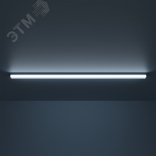 Светильник светодиодный линейный ДПО 36 Вт 3600 лм 4000К AC 220В Белый IP40 1190х60х36мм сквозная проводка соеденяется в линию крепления в комплекте Shop Lighting - фото 6